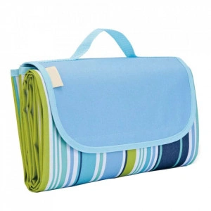 Covoras de picnic/Rogojina, PVC/Poliester, Portabil, Pliabil, 195x144 cm, Multicolor