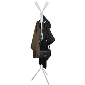 Cuier tip pom cu 12 agatatori, alb, 42 x 42 x 175 cm - Img 2