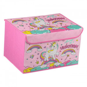 Cutie depozitare cu capac model Unicorn 40x30x25 cm - Img 2