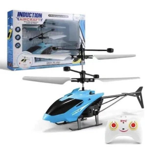 Elicopter cu inductie, Control din Gesturi sau Telecomanda, Sistem gyroscopic, Lumini LED, Incarcare USB - Img 3