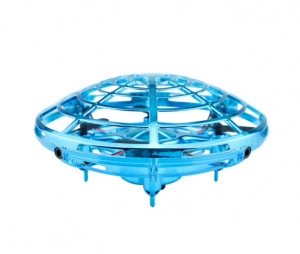 Mini drona OZN disc zburator interactiv cu senzori infrarosu lumina LED - Img 2
