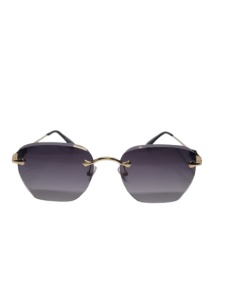 Ochelari de soare, Filtru de protectie UV 400, Unisex, Fara rama, Toc inclus - Img 2