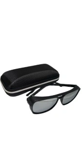Ochelari de soare, Unisex, filtru de protectie UV 400, cu toc inclus, P9055C4 - Img 7