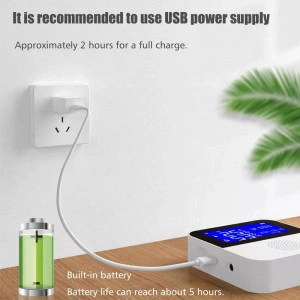 Senzor inteligent de umiditate si temperatura, Wireless, control pe telefon si afisaj LCD - Img 8
