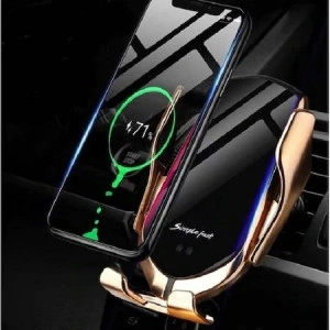 Suport telefon auto LuxGold cu incarcare wireless, smart sensor, fast charge - Img 3