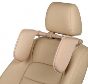 Suport tetiera auto de dormit pentru adulti si copii, perna cap si gat, reglabila, universala, 22x13cm