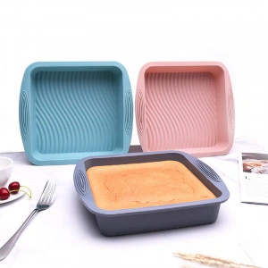 Tava patrata din silicon 26,5x24,5x5,5 cm