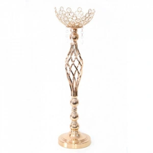 Vaza decor, metal+pvc