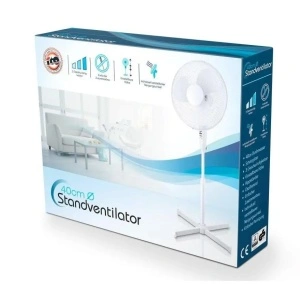 Ventilator cu picior VEN-2, 50w, 40 inch, 3 viteze, inaltime reglabila, Alb - Img 2