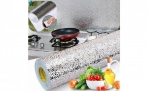 Folie de aluminiu rezistenta la apa si temperaturi inalte, autoadeziva, 60 x 300 cm, M2 - Img 4