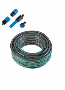Furtun 20 m, antitorsiune, 4 straturi, 4 accesorii, diametru 13 mm