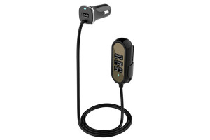 Incarcator auto 4XUSB 5.8A (2.4A FATA si 3.4A SPATE) cu extensie 1.4M - Img 1