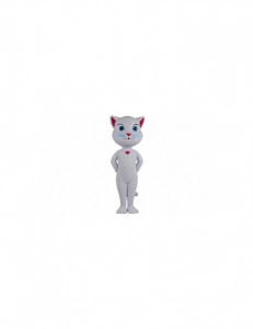 Jucarie interactiva, Talking Angela, Alb, 28 cm