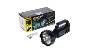 Lanterna solara reincarcabila, Acumulator Li-Ion, PowerBank USB, LED lateral, Indicator Baterie - Img 4