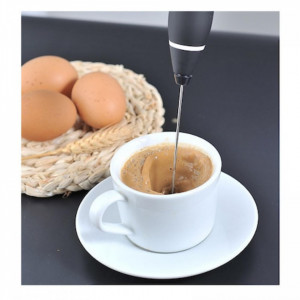 Mini Mixer cu acumulator incorporat cu 2 teluri interschimbabile, 3 trepte de viteza pentru a face spuma de lapte la cafea si amestecare - Img 5