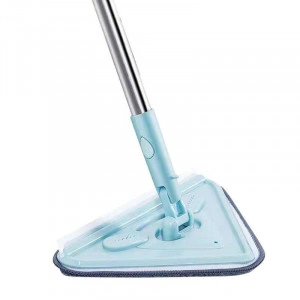 Mop din microfibra cu racleta, rotire 360°, 110cm, rezerva inclusa - Img 3