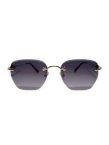 Ochelari de soare, Filtru de protectie UV 400, Unisex, Fara rama, Toc inclus - Img 3