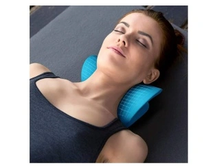 Perna relaxanta pentru gat si umeri, dispozitiv de tractiune cervicala pentru ameliorarea durerii, perna chiropractica - Img 4