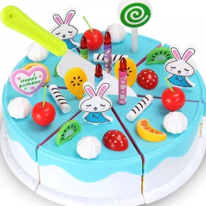 Set tort copii din plastic, multicolor, 44 piese - Img 4