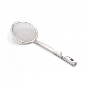 Strecuratoare diametru 16 cm, maner marmura