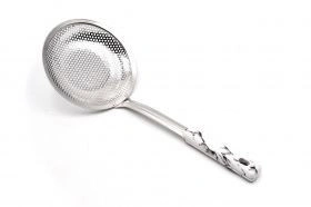 Strecuratoare/spumiera diametru 16 cm, maner marmura
