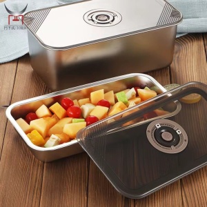 Tava gastronorm din inox cu capac, 3,8 l - Img 2