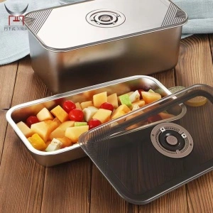 Tava gastronorm din inox cu capac, 3,8 l - Img 2