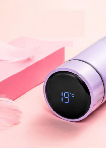 Termos Smart cu afisaj, Keep smile, inox, 0.5 l - Img 2