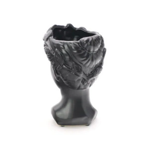Vaza-masca ghiveci ceramic, Grece - Img 3
