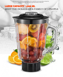 Blender 1000W, 2 in 1, 3 Viteze - Img 3