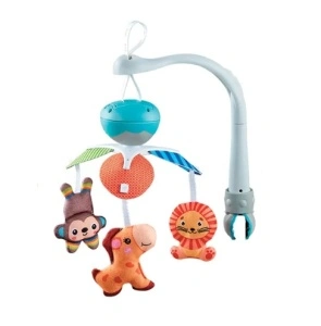 Carusel mobil cu 3 figurine, pentru patut sau carucior, Bedside Bell