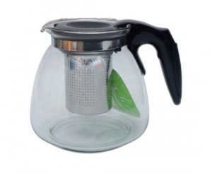 Ceainic din sticla termorezista cu filtru, infuzor - Img 2