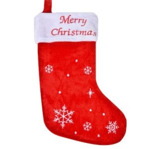 Cizma Decorativa Craciun Merry Christmas cu stelute