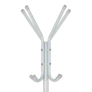 Cuier tip pom cu 12 agatatori, alb, 42 x 42 x 175 cm - Img 4