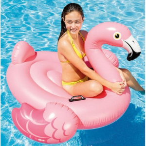 Jucarie gonflabila de piscina pentru copii, Flamingo Ride-On, 147x140x94cm - Img 1