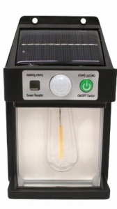 Lampa Solara Led cu Senzor de Miscare 16x10cm de Perete, cu un Bec - Img 2