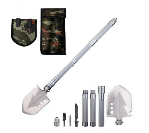 Lopata militara de camping Pliabila– Kit Multifunctional din Otel