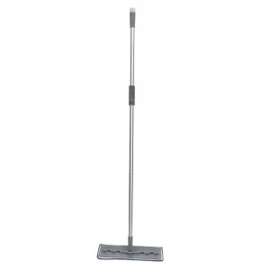 Mop plat din microfibra, rotire 360°, 42x12x130cm - Img 2
