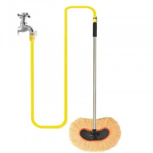 Mop spalat masina din microfibra, cu maner telescopic si 10m furtun pentru apa - Img 4