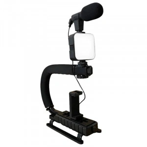 Pachet video inteligentlive cu microfon- lumina led de mana