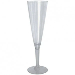 Pahare plastic pentru sampanie , 150ml, SET 10buc - Img 2