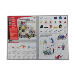 Set de contructie Masinuta transformabila in Robot, 215 piese - Img 2
