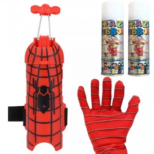 Spider-Man Lansator de panza cu manusa 2In1 cu spuma si apa - Img 6