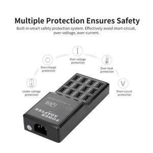Statie de incarcare USB cu 12 porturi 60W 5V/12A - Img 5