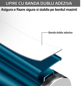 Suport numar de telefon pentru parcare temporara, ajustarea numerelor prin sistem de glisare - Img 3
