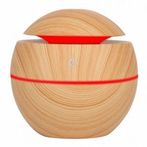 Umidificator si Difuzor de aroma ,120 ml lemn deschis - Img 2