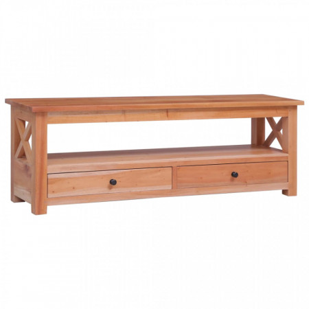 Comoda TV, 120 x 30 x 40 cm, lemn masiv de mahon - V283840V