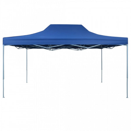 Cort de petrecere pliabil profesional, albastru, 3 x 4 m, oțel - V48889V
