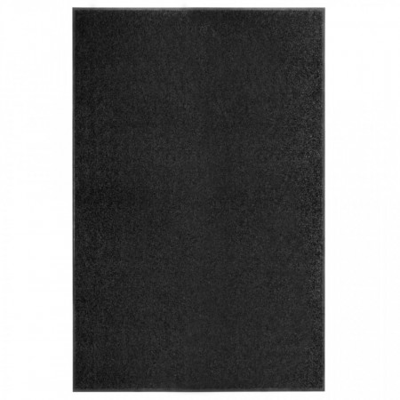 Covoras de usa lavabil, negru, 120 x 180 cm - V323414V