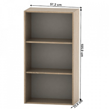 Dulap cu rafturi, 57,2x33,6x105,9 cm, sonoma - TP239520